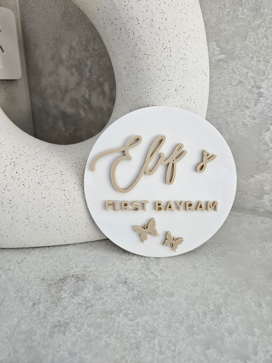 Eid Personalised Name Disc