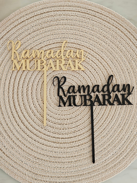 Ramadan Mubarak Topper