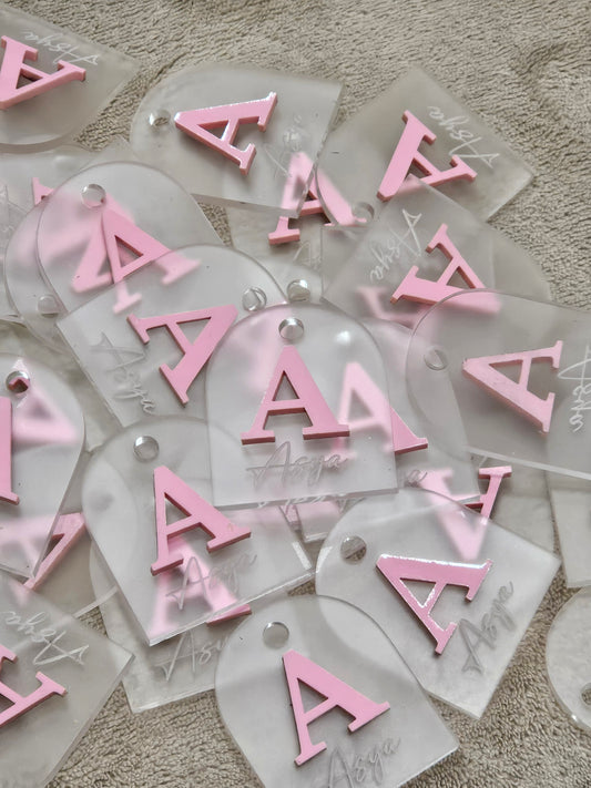 Acrylic On Acrylic Arch Tags
