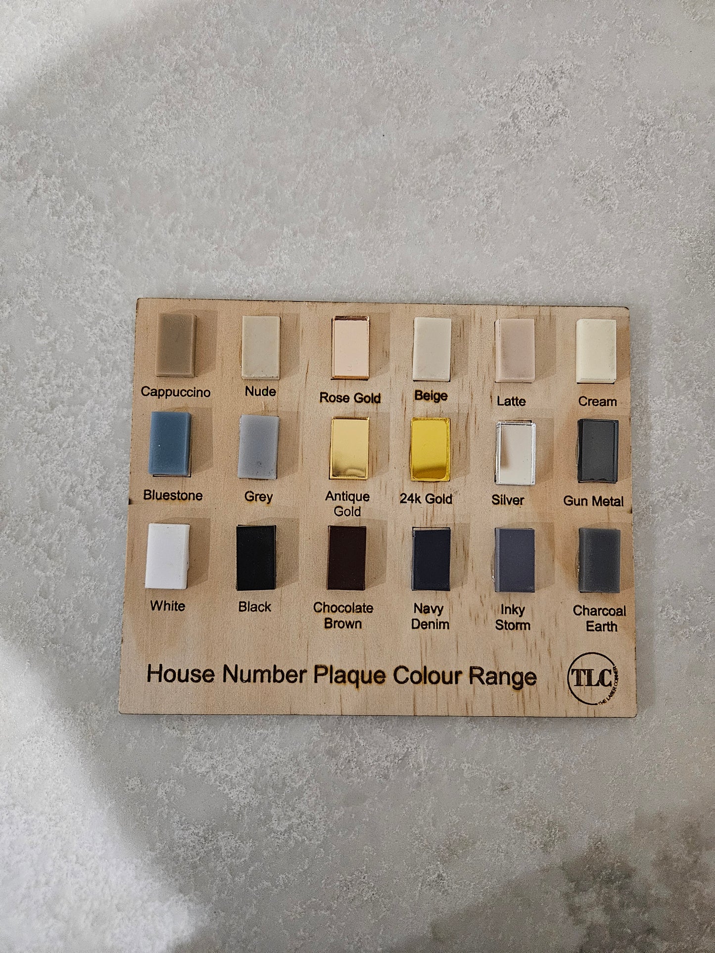 Slim Line Entry House Plaque