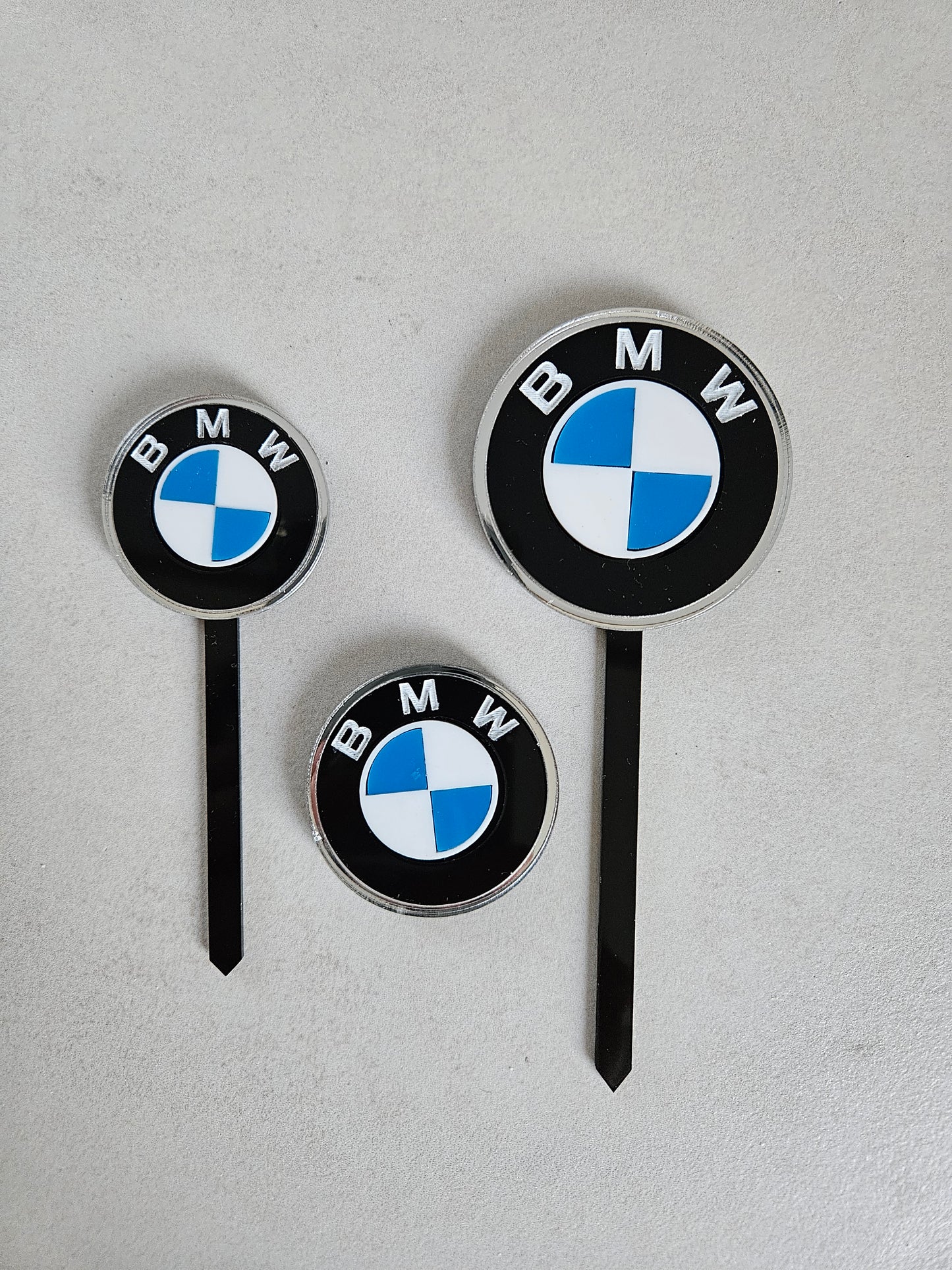 BMW Cake Topper Accents