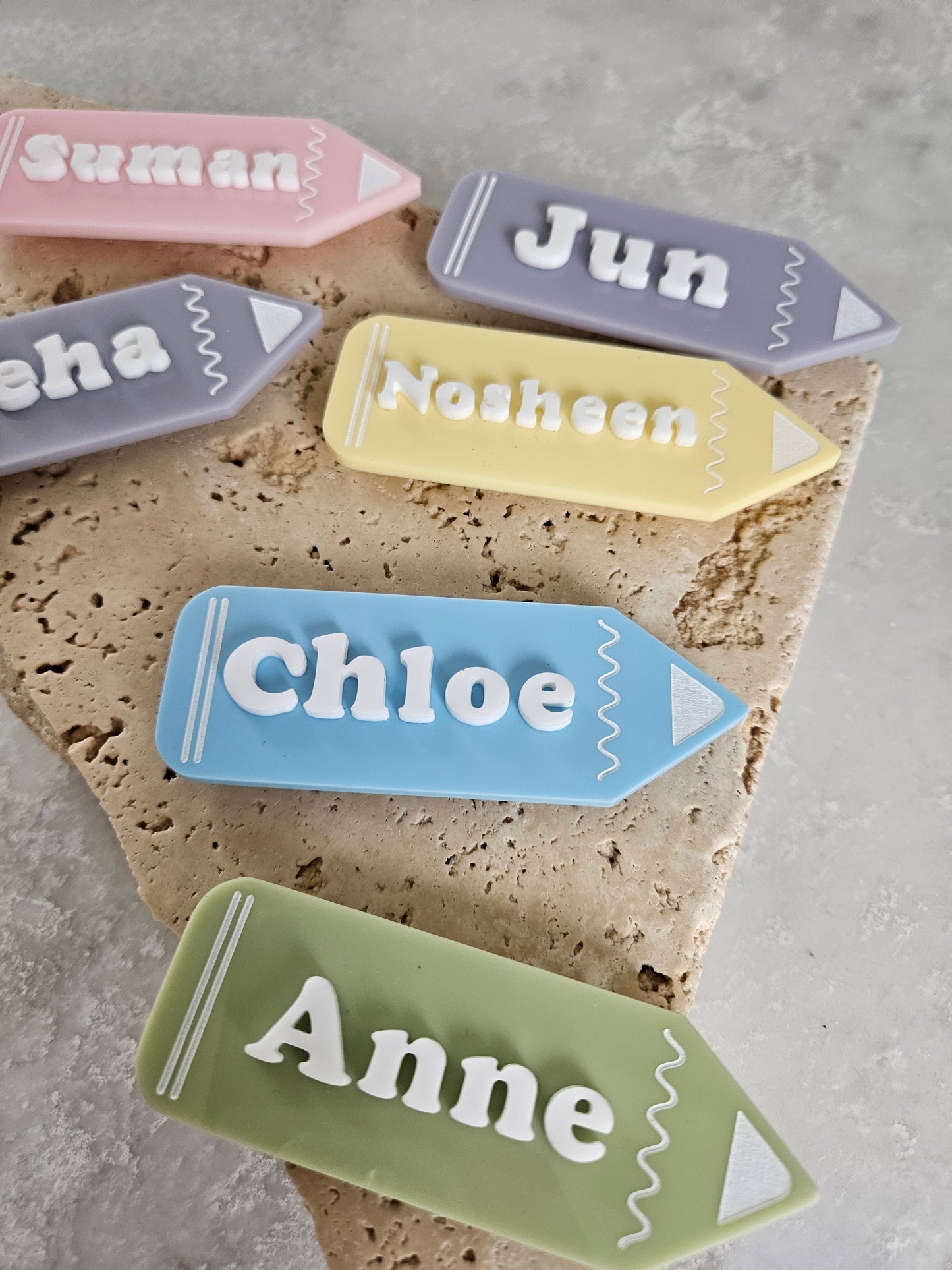 Pencil Name Badges