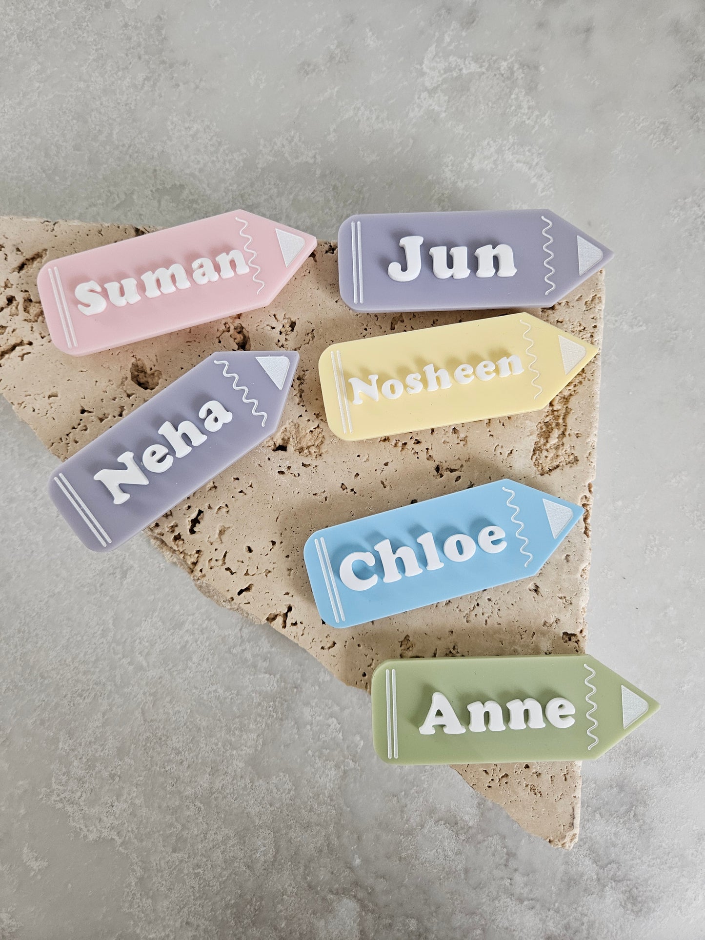 Pencil Name Badges