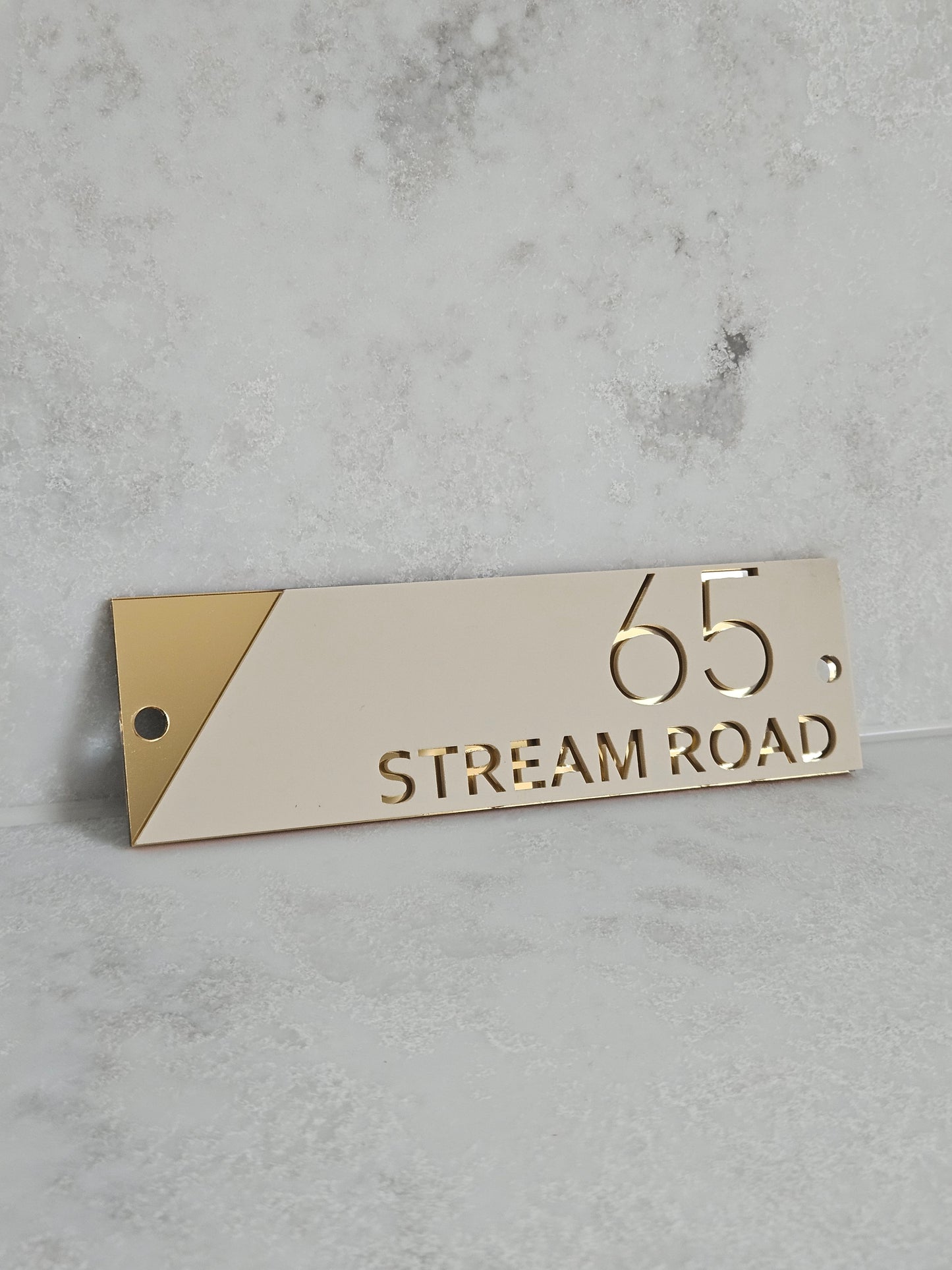 Slim Line Entry House Plaque