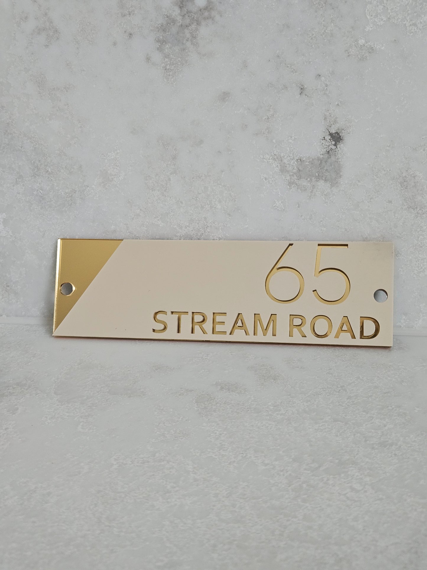 Slim Line Entry House Plaque