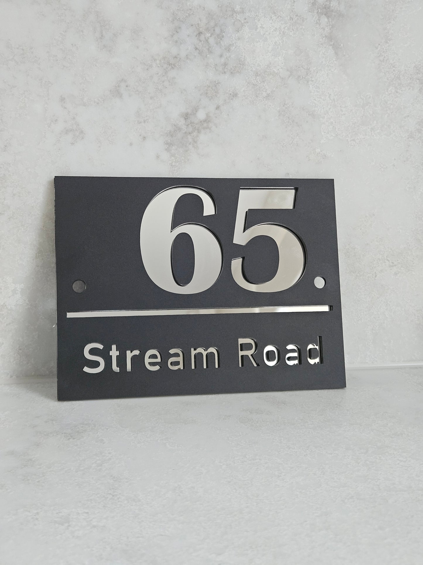 Rectangle Entry House Plaque